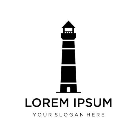 Premium Vector Lighthouse Logo Icon Vector Template