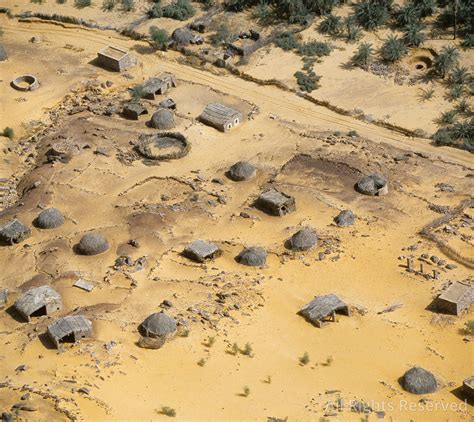 Overflightstock Sahara Desert Terjit Oasis Mauritania Africa Aerial