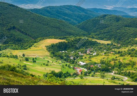 Village Valley View Image And Photo Free Trial Bigstock