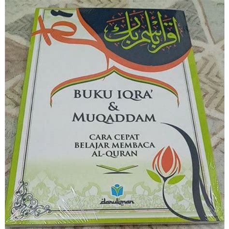 Hot Buku Iqra Muqaddam Cara Cepat Belajar Membaca Al Quran Mudah