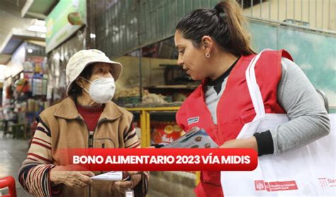 Consulta con DNI Bono alimentario 2023 link beneficiarios cuándo se