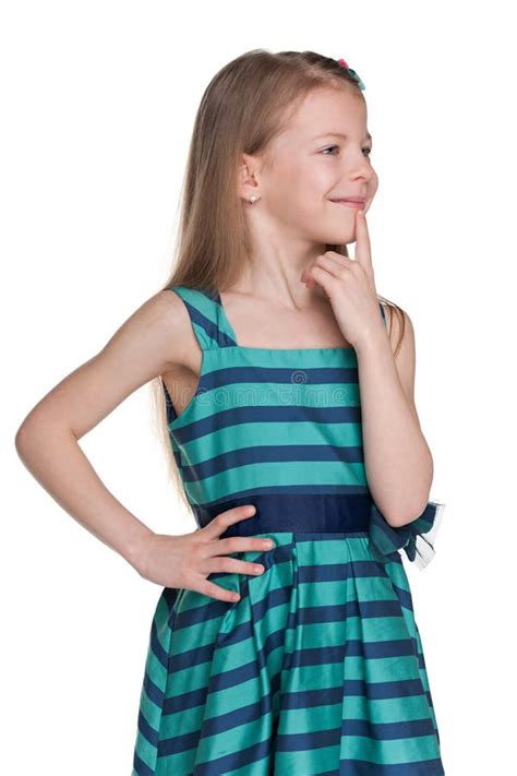 Portrait De Profil D Une Fille De L Adolescence Blonde Image Stock Image Du Sourire