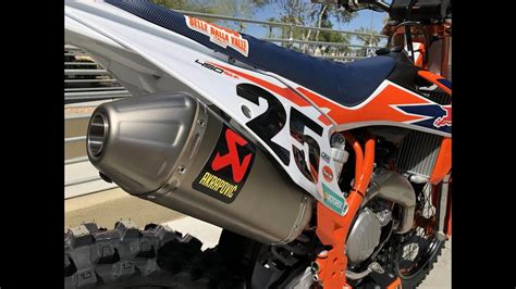 KTM 450 EXC Best Exhaust Sound Review YouTube