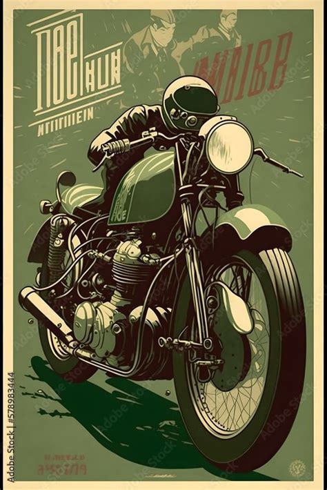 This Old Stomping Ground Vintage Motorcycle Posters Vintage