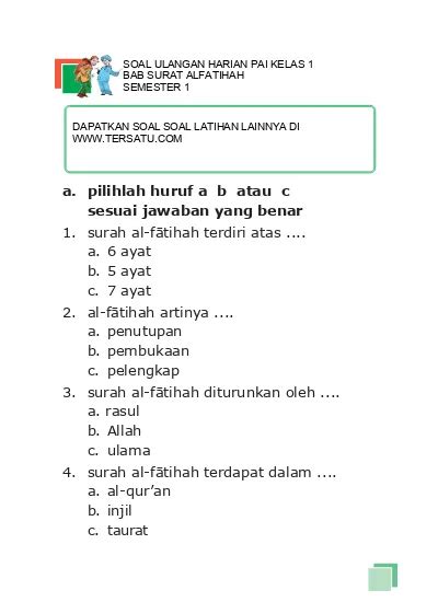 Detail Surat Al Fatihah Ayat 1 7 Koleksi Nomer 24