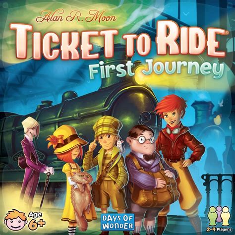 Ticket To Ride First Journey Usa Board Game At Mighty Ape Nz