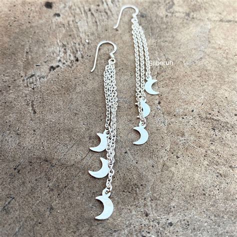 Moon Silver Earring Silberuh