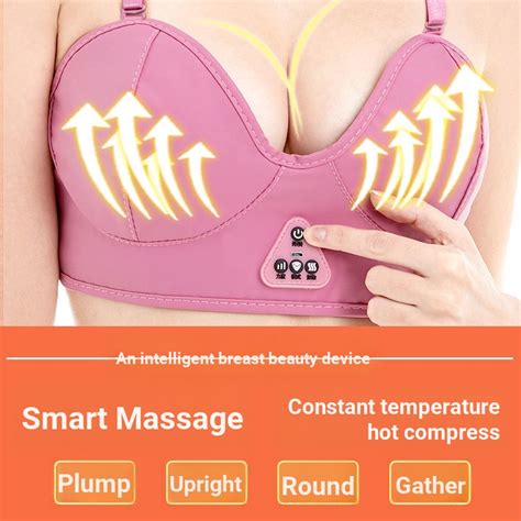 Plump Tighten Breast Massage Instrument Enlarge Kneading Breast Bra