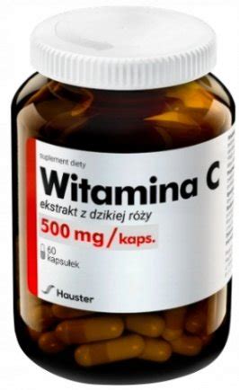 WITAMINA C ekstrakt z dzikiej róży 500 mg 60 kaps Sklep EMPIK