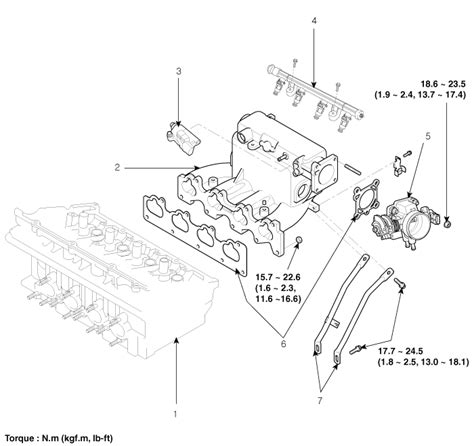 Hyundai Elantra Hd Intake Manifold Components And Components Location