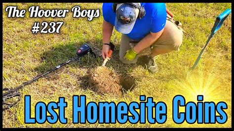 Forgotten Homesite Loaded With Old Coins Found Metal Detecting A Hayfield Youtube