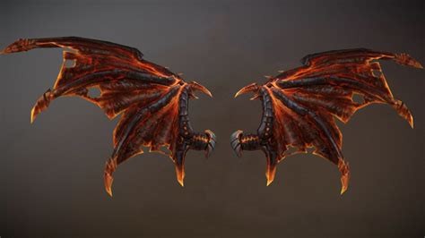 Dragon Wing 3d Model Turbosquid 1896997