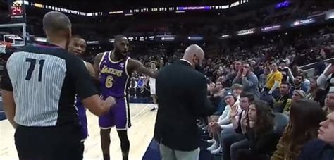 Lebron James Gets 2 Fans Kicked Out From Courtside In His Comeback