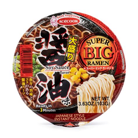 Acecook Super Big Ramen, Soy Sauce Flavor - Weee!