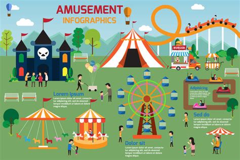 Amusement Park Clipart Map