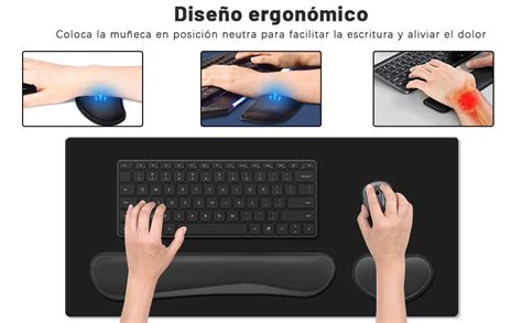 Pcs Mouse Pad Y Reposamu Ecas Para Teclado Juego De Mouse Pad