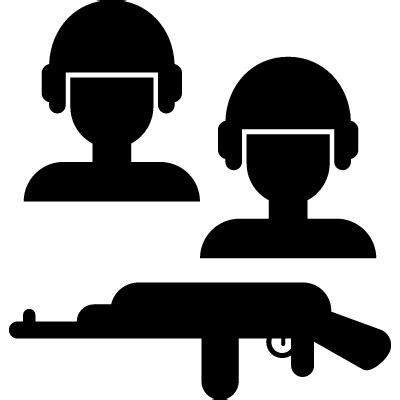Soldiers and a weapon ⋆ Free Vectors, Logos, Icons and Photos Downloads