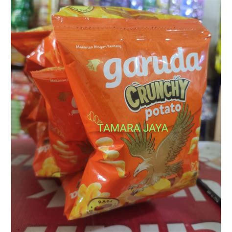 Jual GARUDA POTATO CRUNCHY SAPI BBQ 2000 ISI 10 RENCENG Shopee