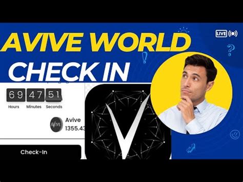 Avive World Check In Comment A Marche Youtube