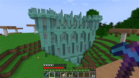 Prismarine Caste Prismarine Castle Rminecraft