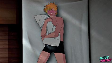 Naruto Has An Erotic Dream And Ends Up Rubbing His Dick On The Pillow