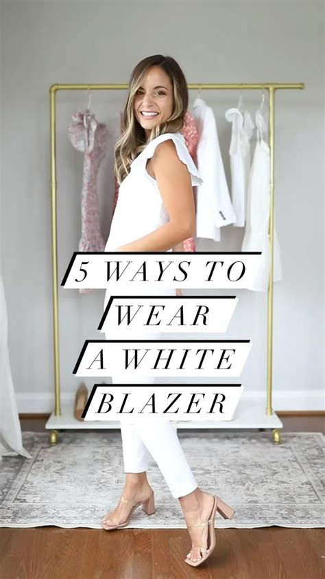 Ways To Wear A White Blazer Artofit