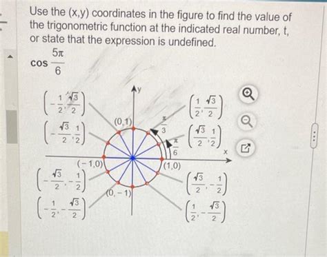 Solved Use The X Y Coordinates In The Figure To Find The