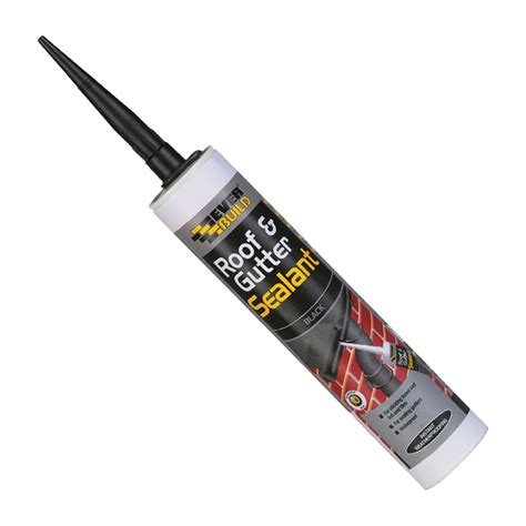 Everbuild Roof And Gutter Sealant Black 295ml Jds Diy