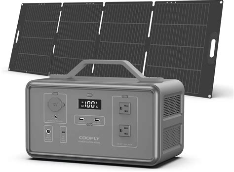 Solar Generator 1021whportable Power Station 1000w And 1x200w Solar Panel With