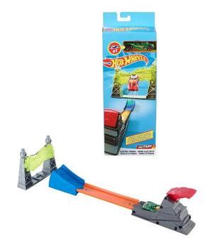 Pista Básica Hot Wheels Lançador e Carrinho Set de Acrobacias Torre