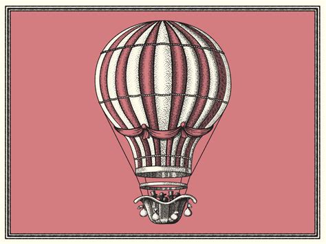 Vintage Hot Air Balloon Vector At Vectorified Collection Of Vintage Hot Air Balloon Vector