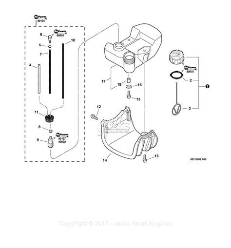 Echo SRM 231 S N 02001001 02999999 Parts Diagram For Fuel System