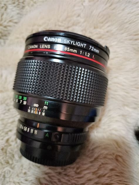 Rare Canon Fd Lens 85mm 112 L Photography Lens And Kits On Carousell