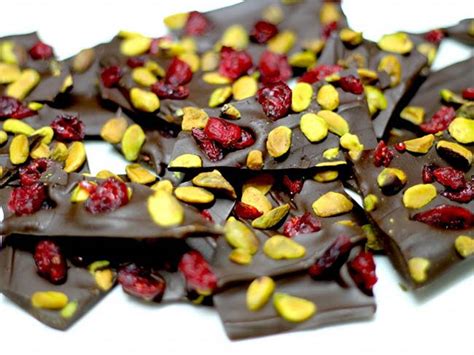 Dark Chocolate Bark With Pistachios And Dried Cranberries Kaiser Permanente