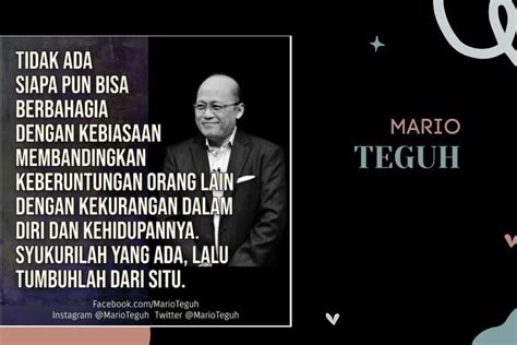 Belajar Dari Kata Kata Motivasi Sukses Mario Teguh Kompas