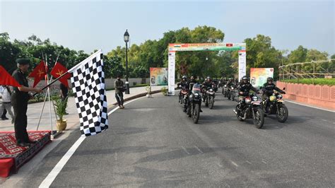 Indian Army Flags Off Six Day Motorcycle Expedition To Honor Kargil War