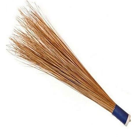 Indian Traditional Natural Coconut Leaf Grass Broom Stick Nariyal Jhadu