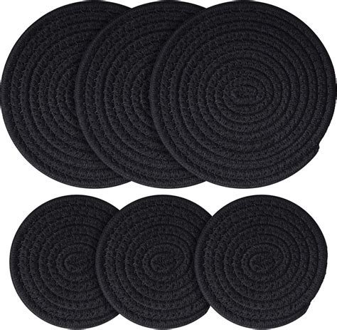 Amazon Billbotk Trivets For Hot Dishes Pieces Pot Holders For Kitchen Cotton Woven