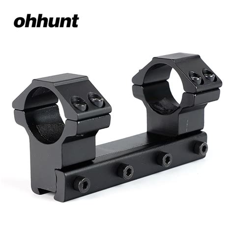 Ohhunt 254mm 1 Inch High Profile 11mm Dovetail Scope Ring Mounts