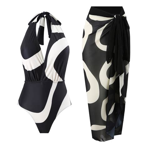 Two Piece Bathing Suits For Women Qolati Sexy Tummy Control One Piece Swimsuit Bikini With Beach