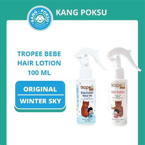 Jual TROPEE BEBE HAIR LOTION ORIGINAL DAN WINTER SKY 100ML Shopee