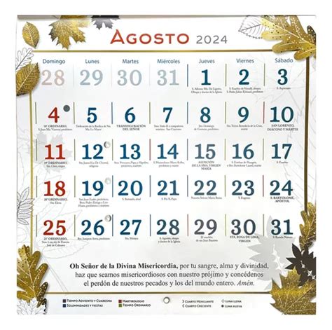 Calendario Catolico Hulda Laurice