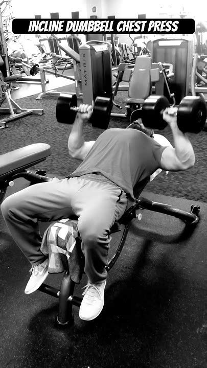 Incline Dumbbell Chest Presses Grow A Massive Chest 💥💥💥 Shorts