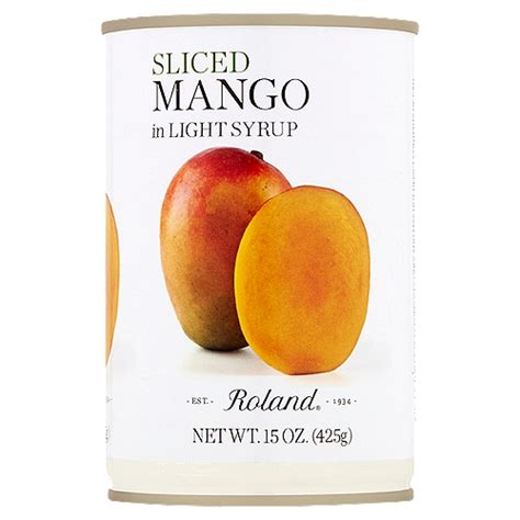 Roland Sliced Mango In Light Syrup 15 Oz Shoprite