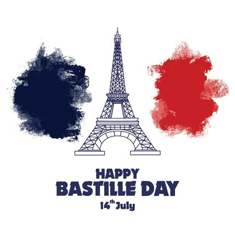 Happy Bastille Day Vector 25502553 Vector Art At Vecteezy