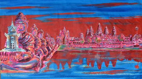 CAMBODIA. Painting by Oliver Martin Okoth | Saatchi Art