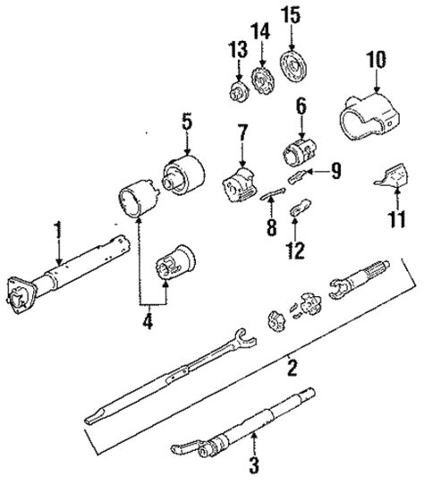 Steering Column Assembly For 1991 Chevrolet S10 Flow