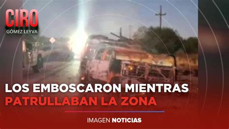 Un Soldado Muerto Y Seis Heridos Tras Emboscada De Sicarios En Sonora