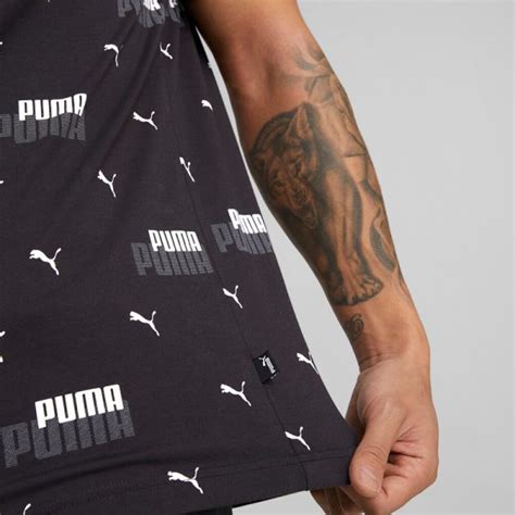 Puma Ess Logo Power Aop Tee Kunstler Sports Ltd