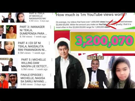 Wow Ganito Kalaki Ang Kita Ni Tulfo Videos Scandal Ni Michelle At Tekla